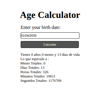 Age Calculate